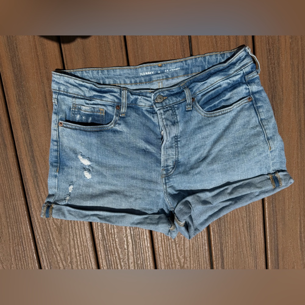 Old navy size 14 jean shorts
